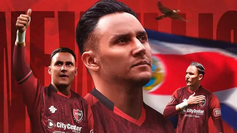 Keylor Navas es nuevo arquero de Newell&acute;s de Argentina. FACEBOOK NEWELL&acute;S OLD BOYS.