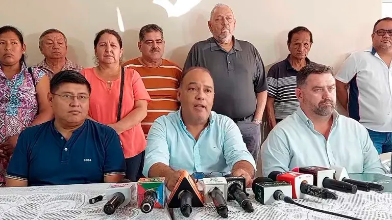 Reunidos varios sectores productivos de Santa Cruz. Foto: Captura video