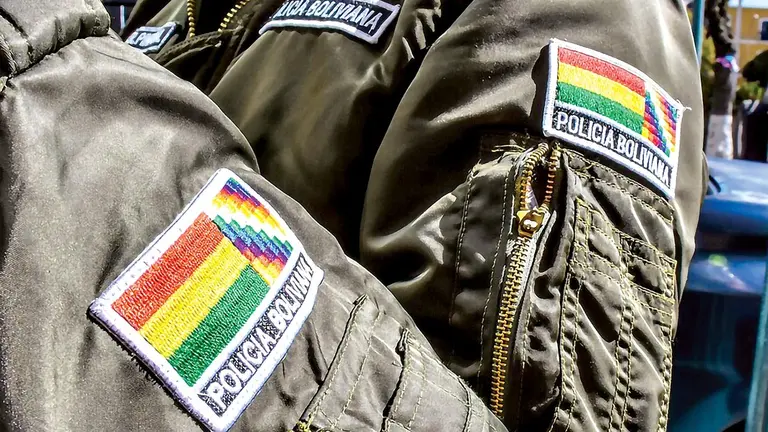 Una imagen referencial de efectivos de la Policía Boliviana./ ARCHIVO ABI