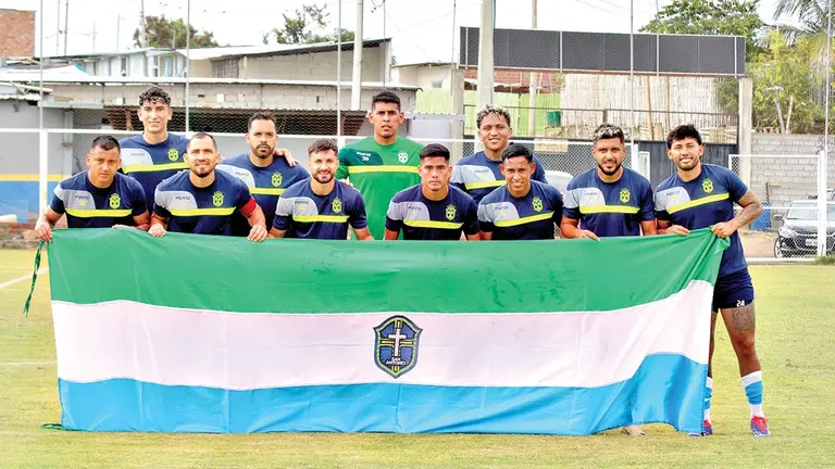 Una imagen del subcampe&oacute;n nacional 2024, antes de disputar un amistoso en Ecuador./ SAN ANTONIO DE BULO BULO