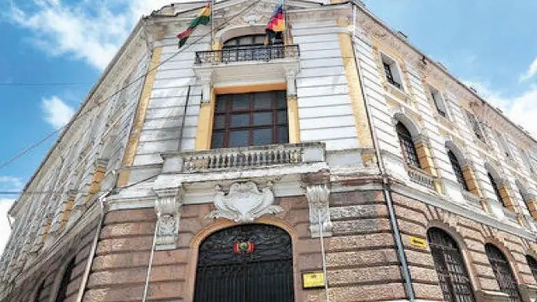 Edificio de la Cancillería del Estado Plurinacional de Bolivia./ OXIGENO.BO