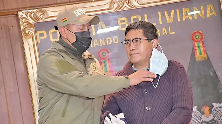 Exjuez sindicado de liberar a un feminicida serial./ MINISTERIO DE GOBIERNO
