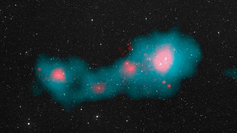 El superc&uacute;mulo Shapley fue una de las cinco estructuras gigantes detectadas en un nuevo estudio del universo local. TOMADA DE BBC