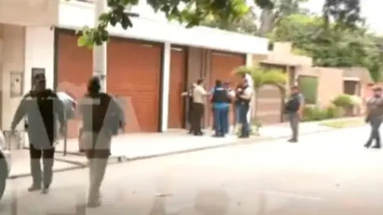 El lugar donde ocurri&oacute; el crimen. Red Uno