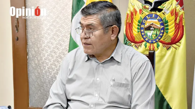 El director de la DDE en Cochabamba, Edgar Veizaga, este 20 de febrero./ NO&Eacute; PORTUGAL
