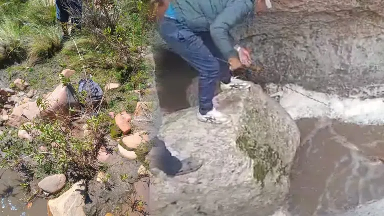 Recuperan el cuerpo de uno de los hermanos arrastrados por la crecida del r&iacute;o. CORTES&Iacute;A