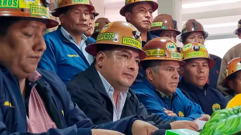 Conferencia de prensa del sector, en demanda de di&eacute;sel. ERBOL