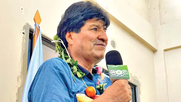 Evo Morales, en un encuentro con sus simpatizantes./ FACEBOOK EVO MORALES AYMA