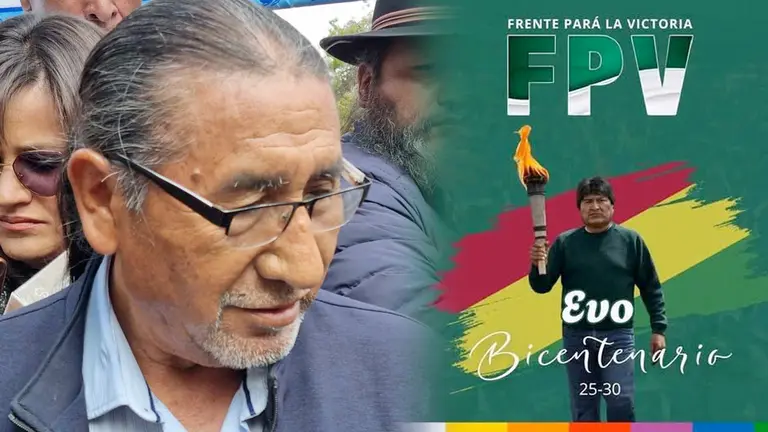 FPV se&ntilde;ala que, si algo pasa con Evo, seguir&aacute; adelante y participar&aacute; de las elecciones