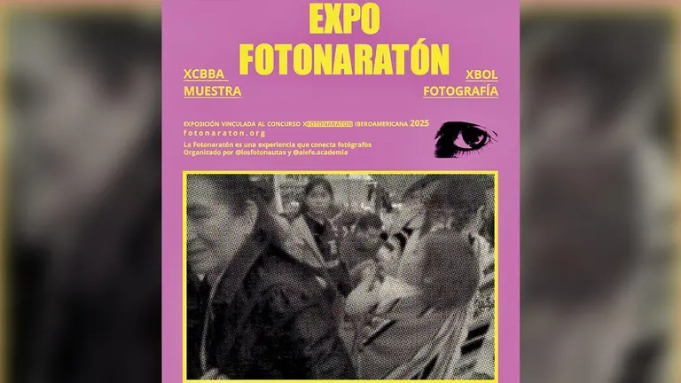Arte de &lsquo;Expo Fotonarat&oacute;n&rsquo; en Cochabamba./ CORTES&Iacute;A