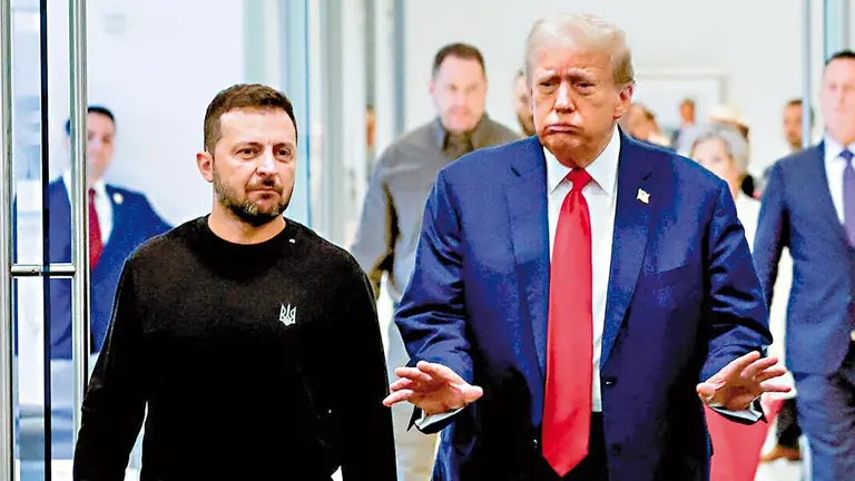 Donald Trump y Volodimir Zelenski./ FRANCE 24