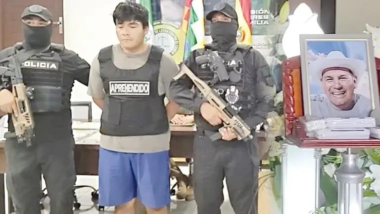 Anderson Guti&eacute;rrez, sentenciado por el asesinato de Ronal Crespo./ POLIC&Iacute;A-R&Uacute;A TV