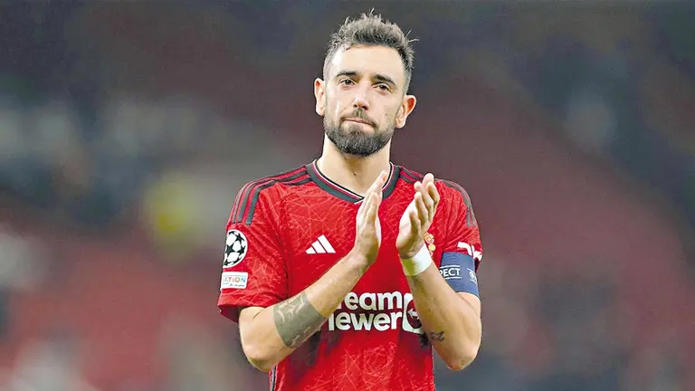 Bruno Fern&aacute;ndes capit&aacute;n y figura del United./ UEFA