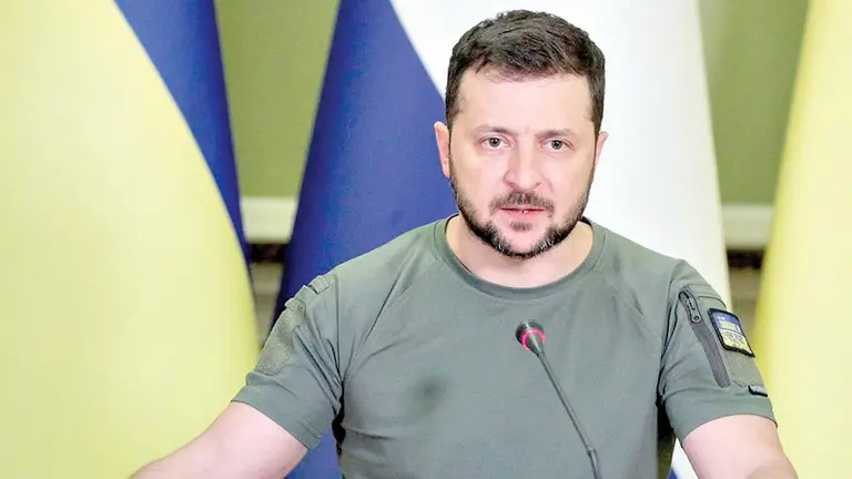 Volodmir Zelenski, presidente de Ucrania./ EL CONFIDENCIAL