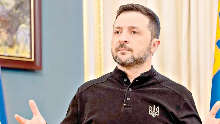 Volodomir Zelenski, mandatario ucraniano./ FRANCE 24