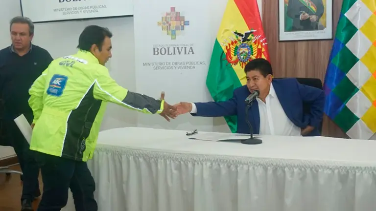 Posesi&oacute;n de la nueva autoridad de la ABC. APG