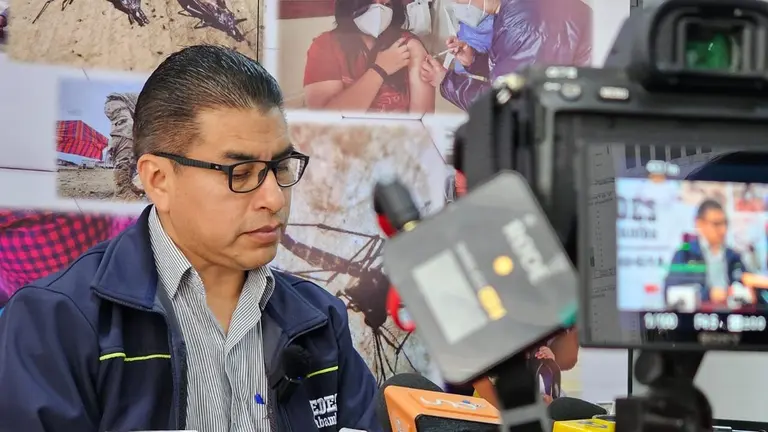El jefe de Epidemiolog&iacute;a del SEDES, Rub&eacute;n Castillo, este 8 de abril. SEDES
