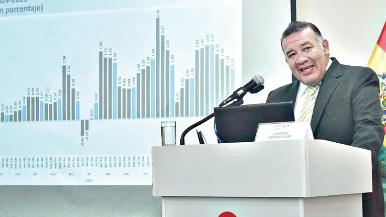El director Ejecutivo del INE, Humberto Arandia./ APG