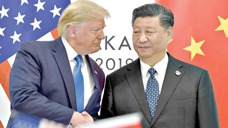 El presidente de EEUU, Donald Trump, y de China, Xi Jinping./ FRANCE 24
