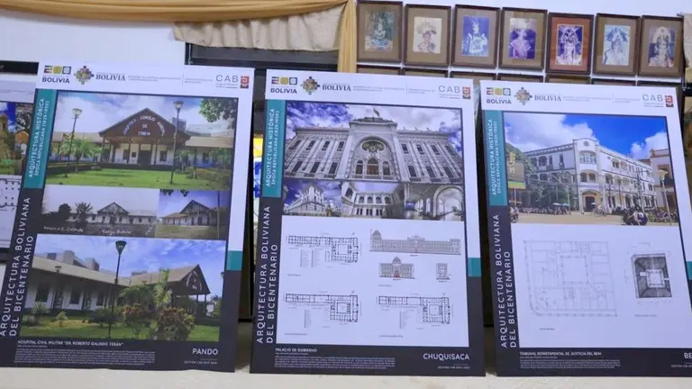 La ciudad de Trinidad en el  Beni, es el segundo departamento en recibir a la Exposición Itinerante de las obras "Arquitectura Boliviana del Bicentenario"./  FACEBOOK