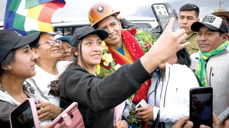 Andr&oacute;nico Rodr&iacute;guez, en un encuentro en el Norte Potos&iacute;./ FACEBOOK ANDR&Oacute;NICO RODR&Iacute;GUEZ