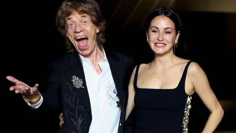 El cantante Mick Jagger y su prometida Melanie Hamrick. INSTAGRAM