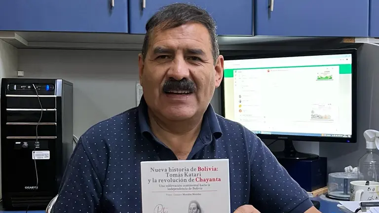 Franz Gustavo Morales M&eacute;ndez, autor del libro.