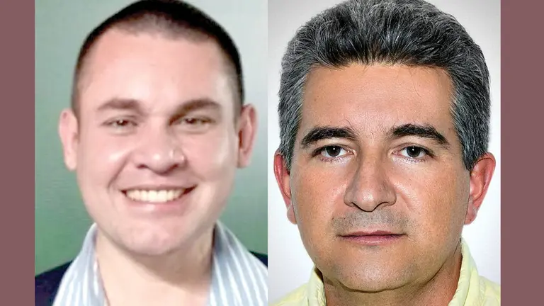 El diputado Richard Ribera, de Creemos, y el analista pol&iacute;tico Paul Coca./RRSS