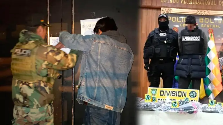 Investigadores pusieron el precinto a la discoteca (i) y presentaci&oacute;n del J&oacute;ker CORTES&Iacute;A Y MINISTERIO DE GOBIERNO