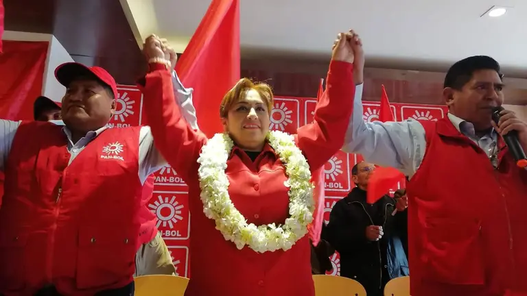 Ruth Nina, dirigente m&aacute;xima de Pan-Bol- ERBOL