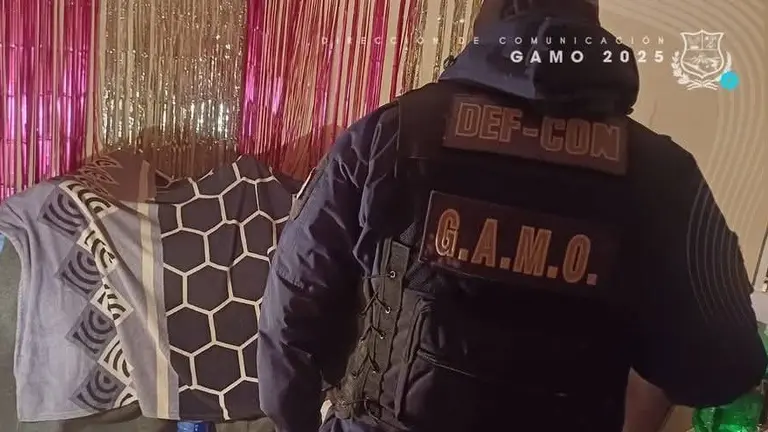 El operativo en Oruro. GAMO