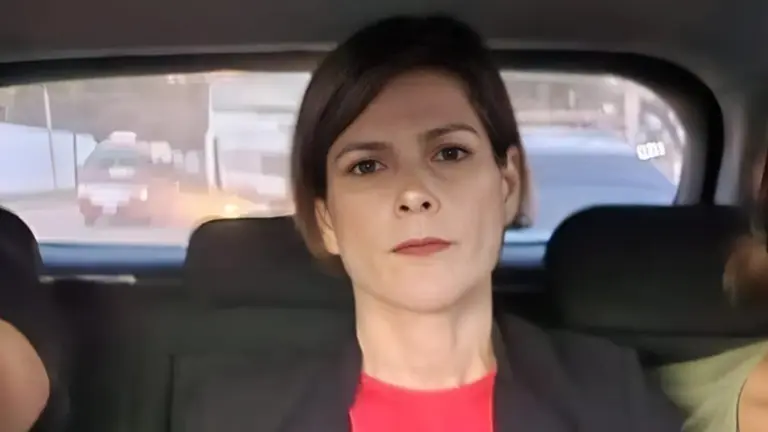 La juez Lilian Moreno, tras ser detenida en Santa Cruz.