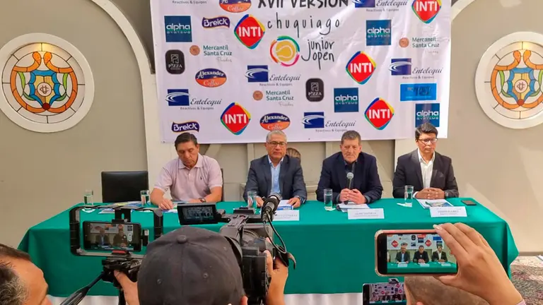 Presentaci&oacute;n del torneo en La Paz. FBT