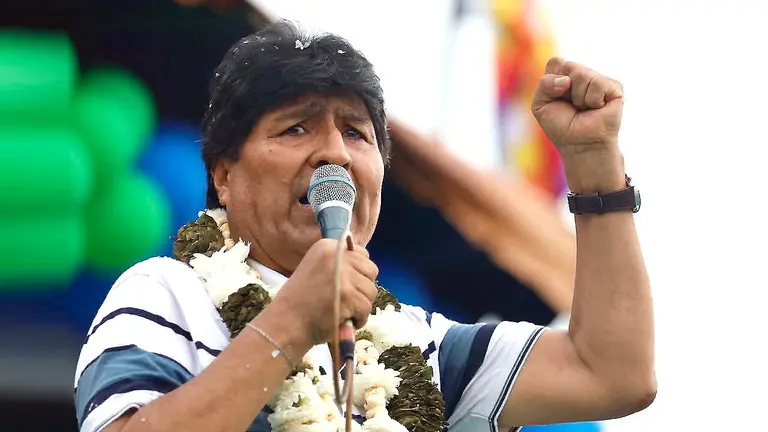 Evo Morales, l&iacute;der de la agrupaci&oacute;n Evo Pueblo./ARCHIVO