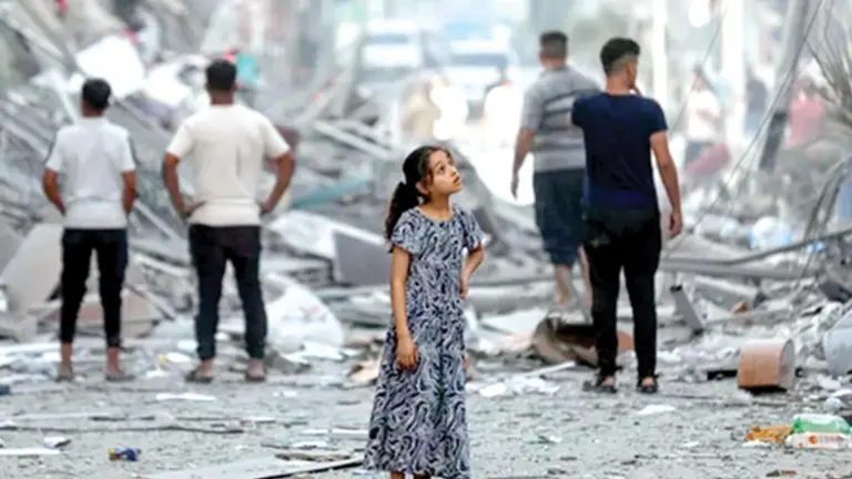 Los ni&ntilde;os est&aacute;n entre los m&aacute;s afectados por los ataques en la Franja de Gaza./ UNICEFA