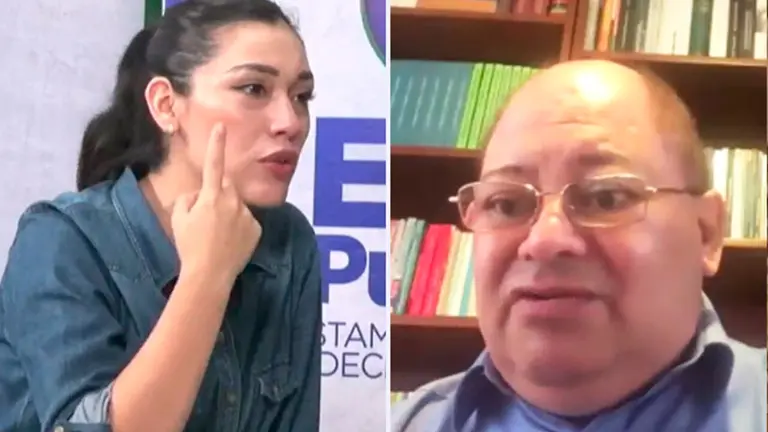 Andriana Salvatierra y Carlos Romero, dos analistas en RKC. CAPTURA