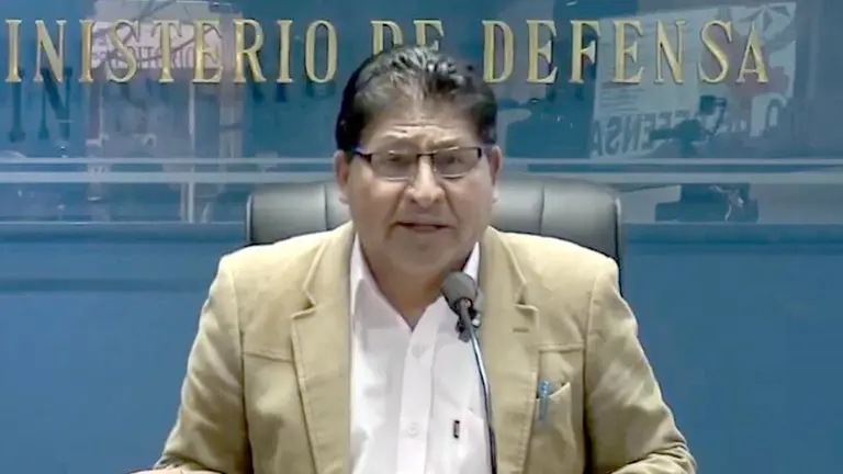 El viceministro de Defensa Civil, Juan Carlos Calvimontes./ URGENTE.BO