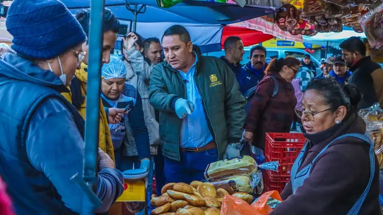El Presidente del Concejo Municipal durante los controles, este 30 de mayo. CONCEJO MUNICIPAL