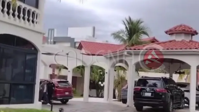 Las afueras de la casa de Jhonny Fern&aacute;ndez, en Santa Cruz. CAPTURA DE PANTALLA