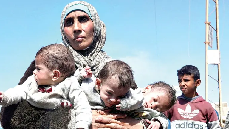 Los ni&ntilde;os son v&iacute;ctimas de los ataques por parte de Israel./ TIME