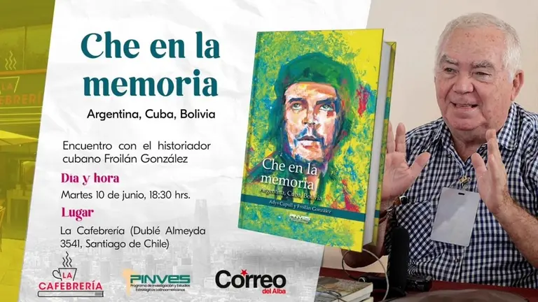 Lanzan en Chile libro en memoria del Che./ FACEBOOK
