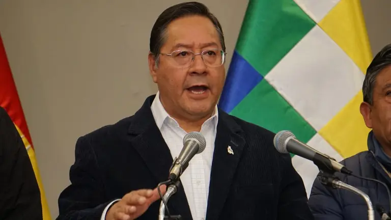 El presidente Luis Arce./ APG