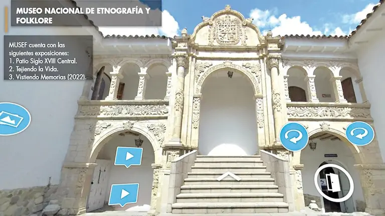 Una de las im&aacute;genes de la visita digital al Musef./ MUSEF