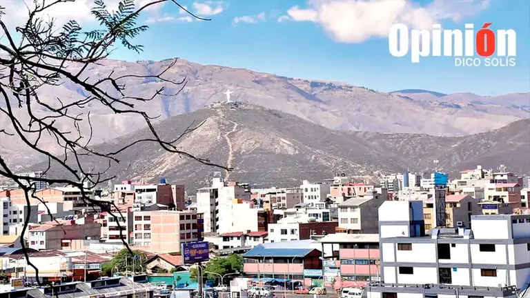 Una vista panor&aacute;mica de la ciudad de Cochabamba. ARCHIVO