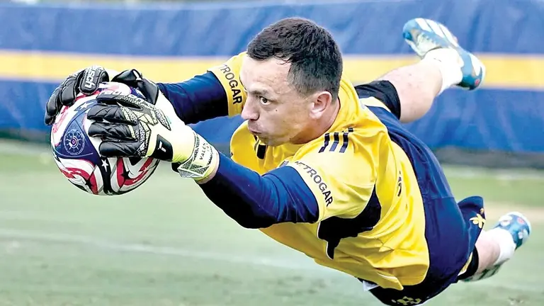Agust&iacute;n Marchesin, arquero de Boca Juniors./ BOCA