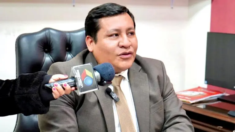 El presidente del Consejo de la Magistratura, Manuel Baptista./ ABI