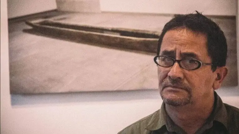 Imagen de archivo del artista , cr&iacute;tico y fil&oacute;sofo boliviano Ramiro Garavito. KIOSKO GALER&Iacute;A