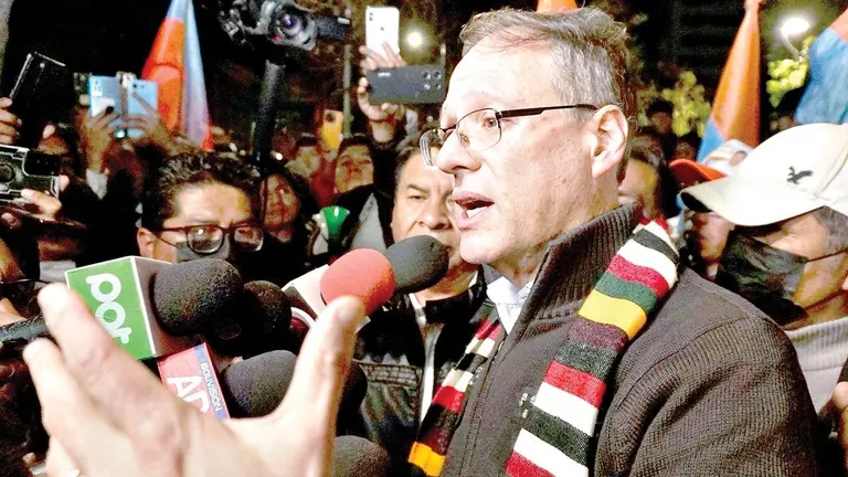 Jaime Dunn, el economista de corte liberal libertario que quiere ser presidente./ APG