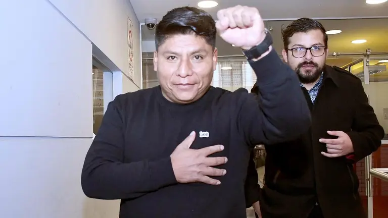 El senador del MAS evista, Leonardo Loza./ APG