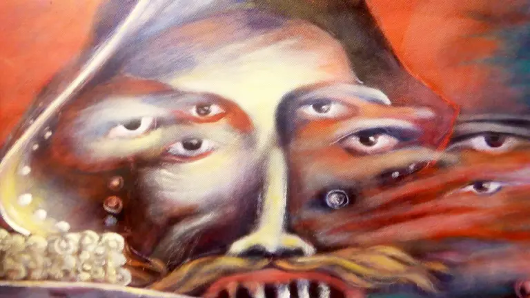 Diego Morales, el pintor de los mil ojos.